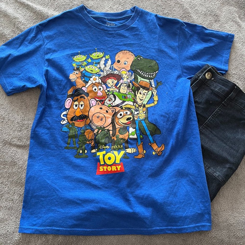 Blue Disney Pixar Toy Story T Shirt